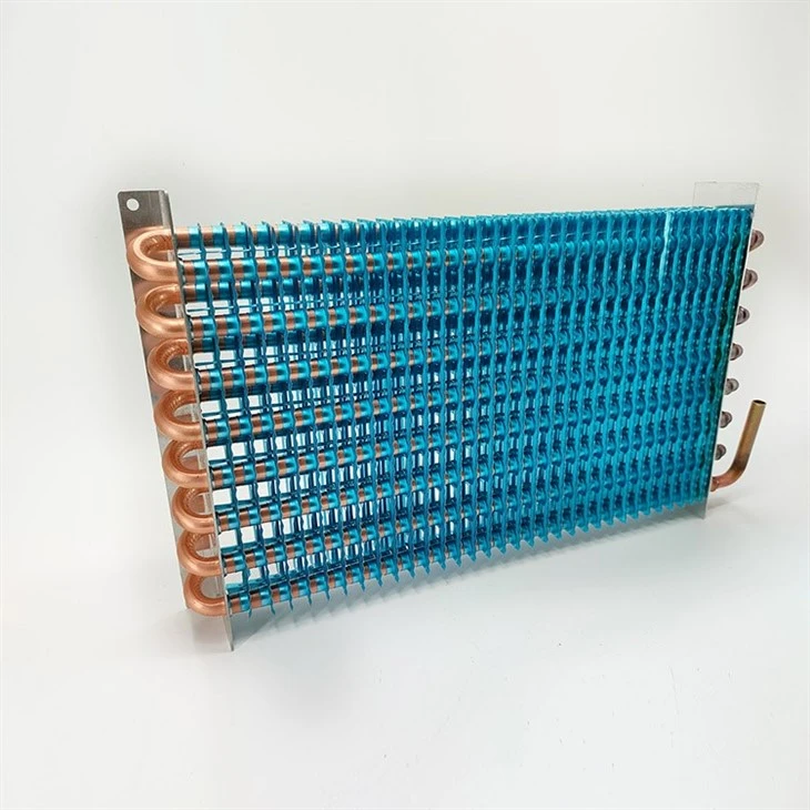 Copper Heat Pipe With Aluminum Fin Evaporator Condenser